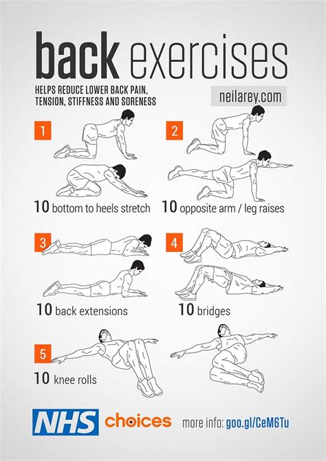 back exervise|back exercises nhs.